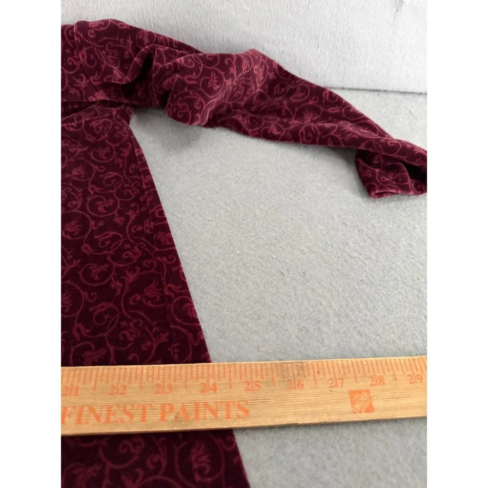 Vintage Eddie Bauer Dress MP Red Velvet‎ Modest Whimsigoth 90s Grunge Romantic